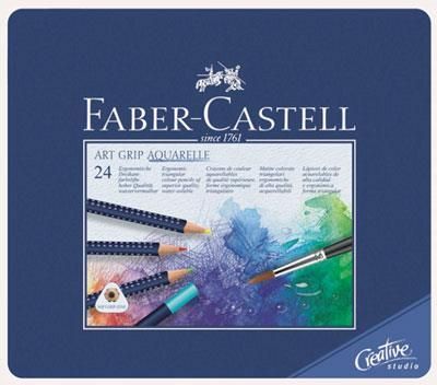 Faber-Castell - Lápices de color acuarelables Art Grip 