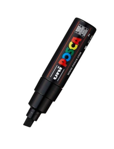 Posca Rotulador Negro de Punta extrafina PC-1M, Color Blanco Crema -  AliExpress