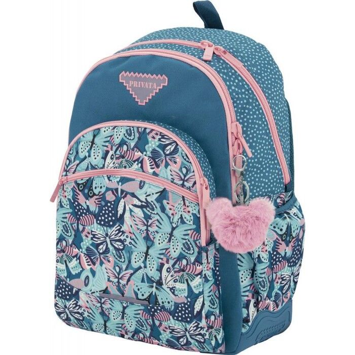 MOCHILA DOBLE C/GOMA PRIVATA PAPILLON ST/AC. Mochila escolar . Librería  Papelería CLIPS