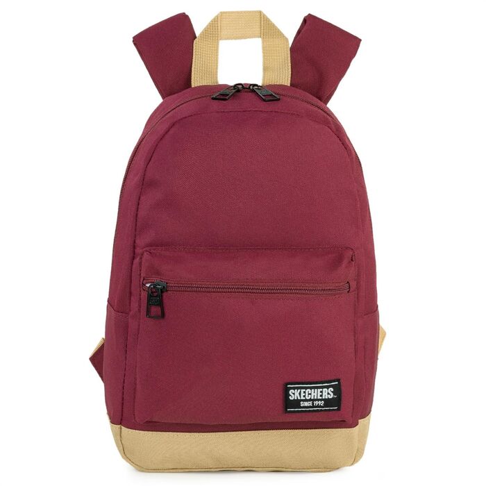 MOCHILA DEPORTIVA SKECHERS GRANATE/TIERRA 03. Deportivo escolar. Librería  Papelería CLIPS