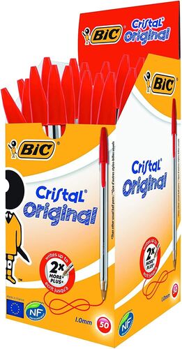 BOLIGRAFO BIC CRISTAL ROJO