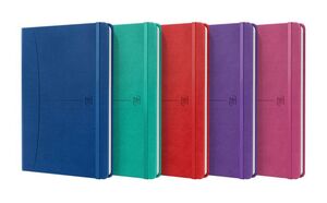 LIBRETA COSIDA OXFORD SIGNATURE A5 80H HORIZONTAL TE VIVO