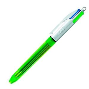 BOLIGRAFO BIC 4 COLORES FLUOR