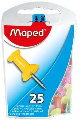 CHINCHETAS MAPED 345 MEMO CAJA DE 25