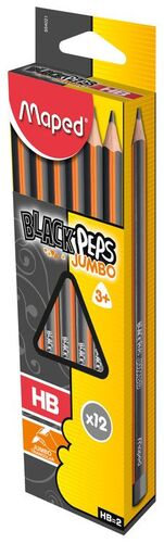 LAPIZ MAPED JUMBO TRIANGULAR GRAFITO HB
