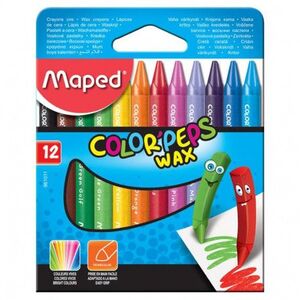 CERAS MAPED COLOR PEPS WAX 12 COLORES 