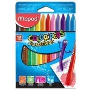 CERAS MAPED PLASTICLEAN 12 COLORES