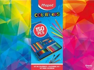 MALETIN MAPED 150 PIEZAS COLOR PEPS