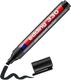 ROTULADOR EDDING 330 BISELADO NEGRO