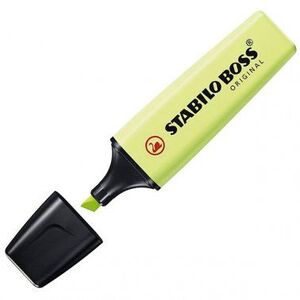 MARCADOR STABILO BOSS 70 PASTEL LIMA