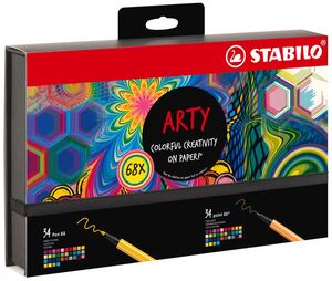 SET STABILO ARTY HERO SET 68 UDS 34XPEN 68 Y 34XPOINT 88