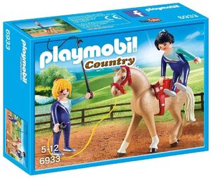 PLAYMOBIL 6933 ENTRENADOR DE CABALLOS