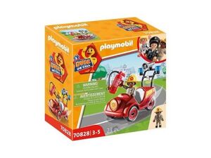 PLAYMOBIL 70828 D.O.C - MINI-COCHE DE BOMBEROS