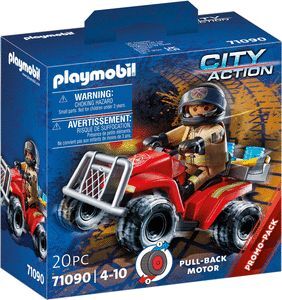 PLAYMOBIL BOMBEROS - SPEED QUAD 71090