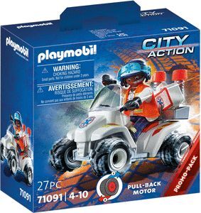 PLAYMOBIL RESCATE - SPEED QUAD 71091