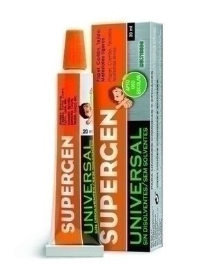 PEGAMENTO SUPERGEN UNIVERSAL S/DISOLVENTE 20ML TRANSPARENTE