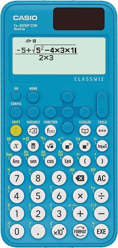 CALCULADORA CIENTIFICA FX-85 SPCW AZUL CLASSWIZ SOLAR 300 FUNCIONES