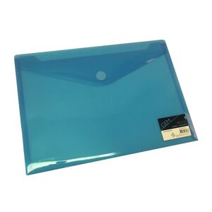 CARPETA SOBRE DATABANK Fº VELCRO PP AZUL