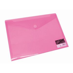 CARPETA SOBRE DATABANK Fº VELCRO PP ROSA