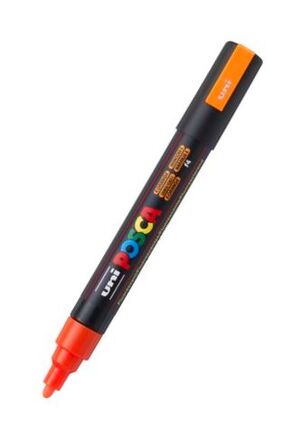 ROTULADOR POSCA PC-5M FLUOR NARANJA F4