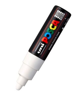 ROTULADOR POSCA PC-7M BLANCO 1