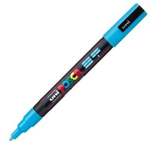 ROTULADOR POSCA PC-3M AZUL CLARO 8