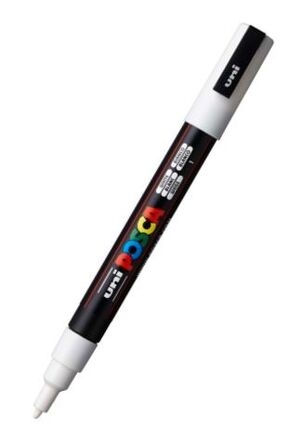 ROTULADOR POSCA PC-3M BLANCO 1