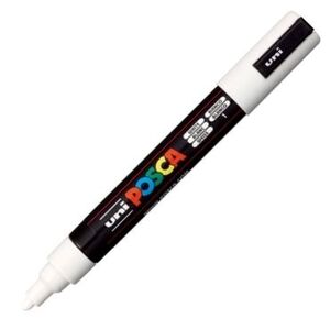 ROTULADOR POSCA PC-5M BLANCO 1