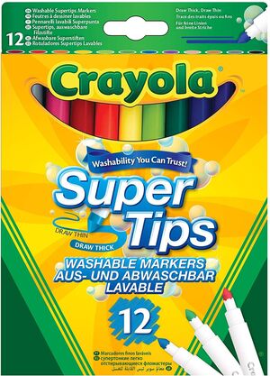 ROTULADOR CRAYOLA FINO LAVABLE 12R 7509