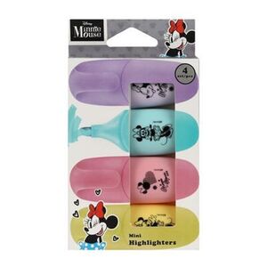 MARCADORES PASTEL MINNIE 4 UNIDADES COOLPACK