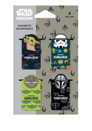 IMANES MARCADORES 4 UNIDADES MANDALORIAN COOLPACK