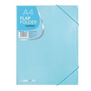 CARPETA SOLAPA PASTEL AZUL COOLPACK