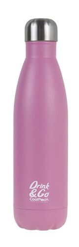 BOTELLA TERMICA 500ML ROSA PASTEL DRINK & GO