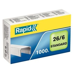 GRAPAS ESTANDARES RAPID 26/6 CAJA 1000 UNIDADES