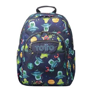 MOCHILA ADAPTABLE TOTTO ACUARELES 5JY PLANETAS Y ALIENS