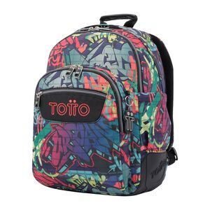 MOCHILA DOBLE TOTTO RAYOL 6JO GRAFITTI