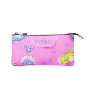 PORTATODO TRIPLE TOTTO TABLERO 9I9 GATOS ASTRONAUTAS