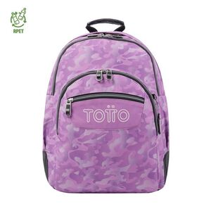 MOCHILA DOBLE TOTTO CRAYOLES 9I8 CAMUFLAJE ROSA