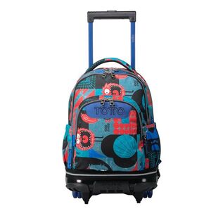 MOCHILA COMPACTA TOTTO TIZA DESMONTABLE 6JP CYBER MONSTRUOS