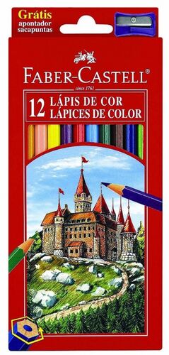 LAPIZ FABER 12 COLORES FABER-CASTELL