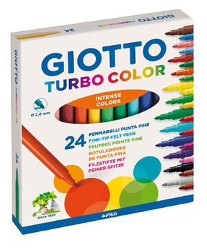 ROTULADOR GIOTTO TURBO COLOR 24 COLORES