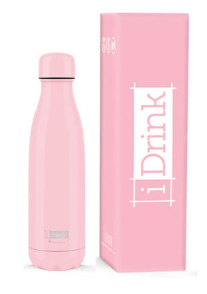 BOTELLA TERMICA 350ML ROSA PASTEL IDRINK