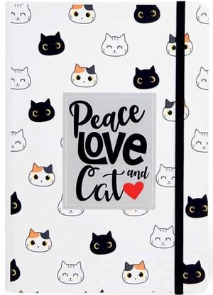 CUADERNO A5 96 HOJAS CATS ITOTAL (DOTS)