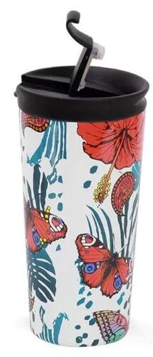 TAZA TERMICA 350ML BUTTERFLY IDRINK