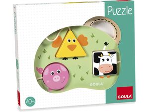 PUZZLE JUMBO FARM ANIMALS GOULA