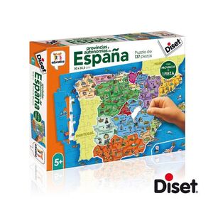 PROVINCIAS Y AUTONOMIAS DE ESPAÑA PUZZLE 137 PIEZAS