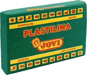 PLASTILINA JOVI 72 VERDE OSCURO 350 GR