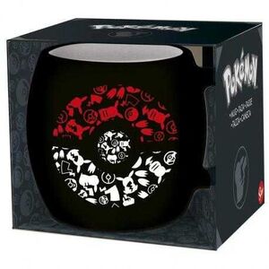 TAZA POKEMON NEGRO 380 ML