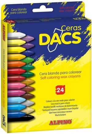 CERA DACS 24 COLORES SURTIDOS