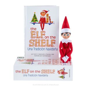THE ELF ON THE SHELF:CUENTO Y MUÑECO ELFO NIÑO